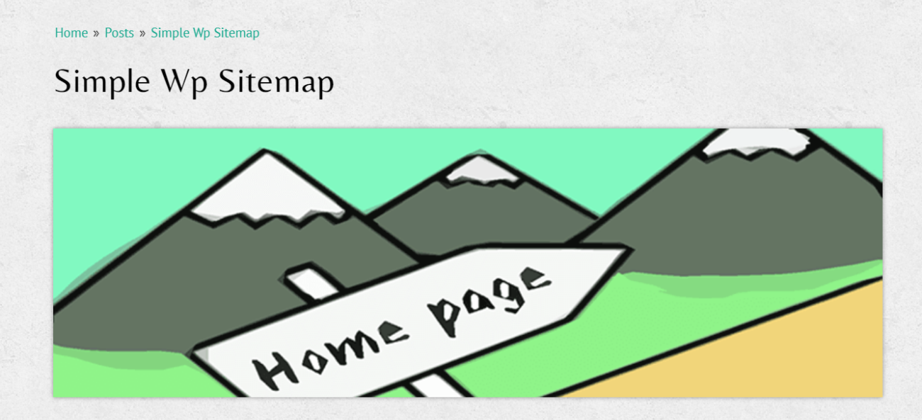 Simple WP Sitemap