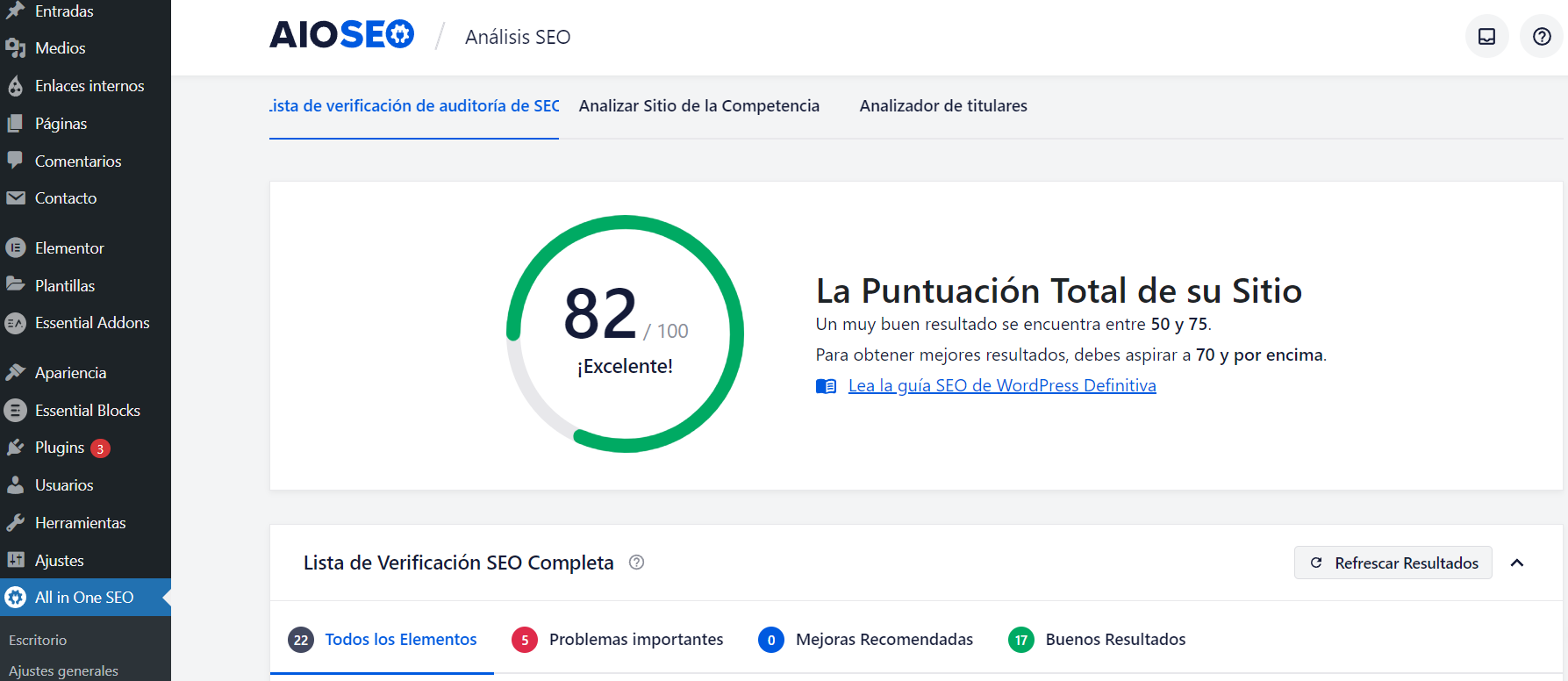 analisis seo all in one