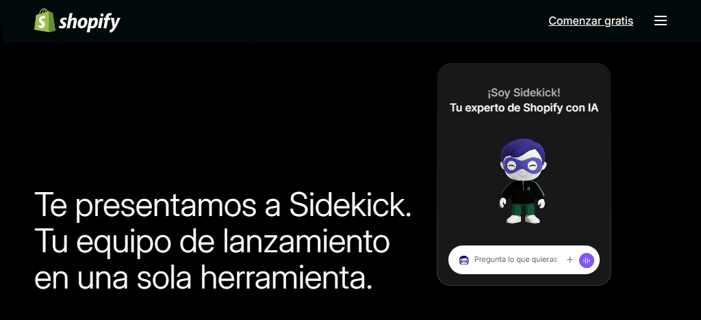 Shopify y Sidekick