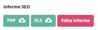 Export options in the position tracker of DinoRANK