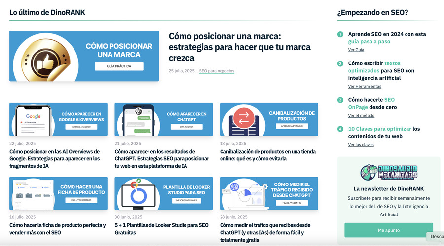 Blog de DinoRANK
