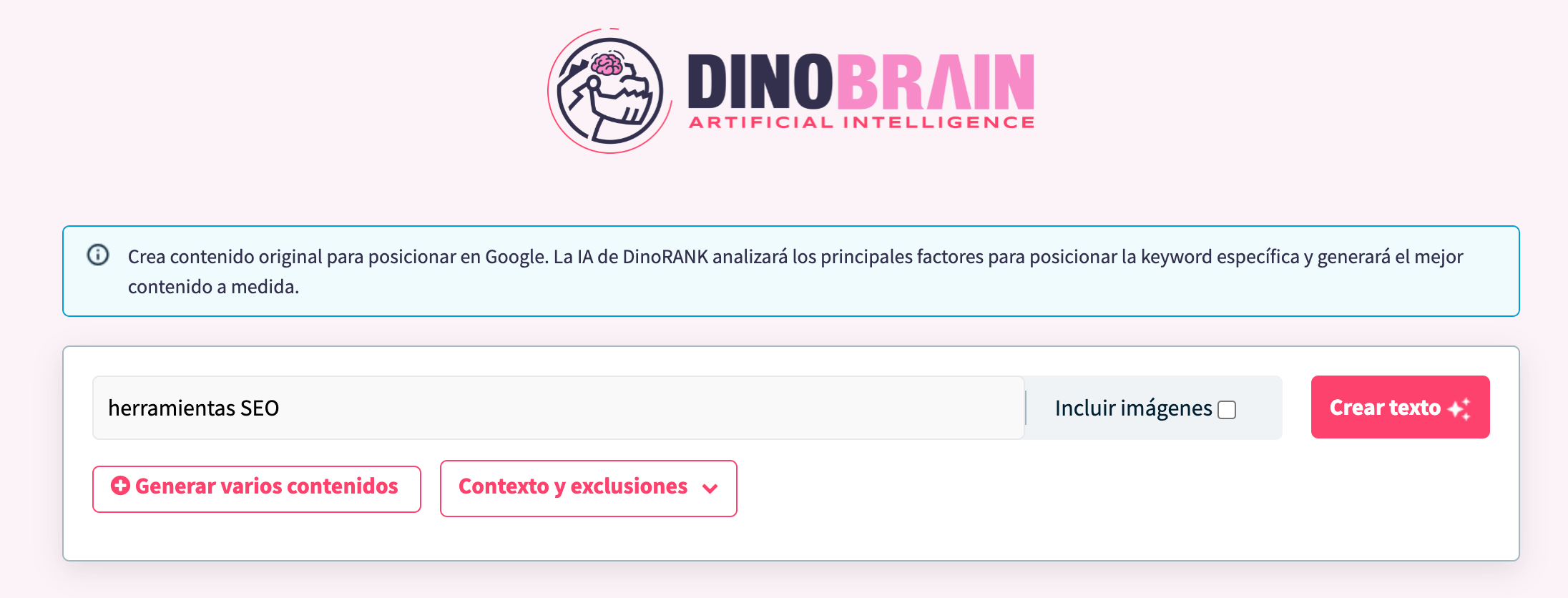 dinobrain generación contenido