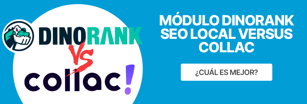 Módulo DinoRANK SEO Local Versus Collac - Análisis completo