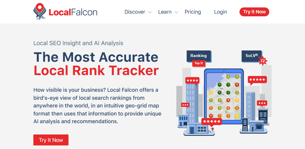Mejores herramientas de SEO Local: Local Falcon