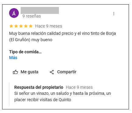 Reseñas y comentarios en SEO local