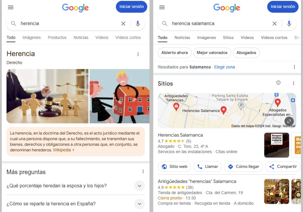 SEO local vs SEO tradicional