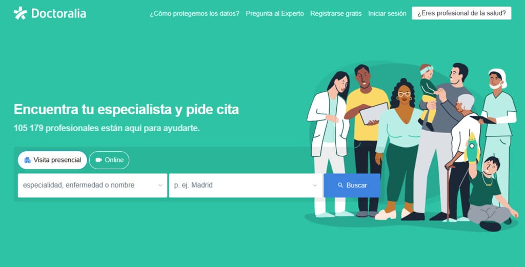 Los mejores directorios para SEO local: Doctoralia 