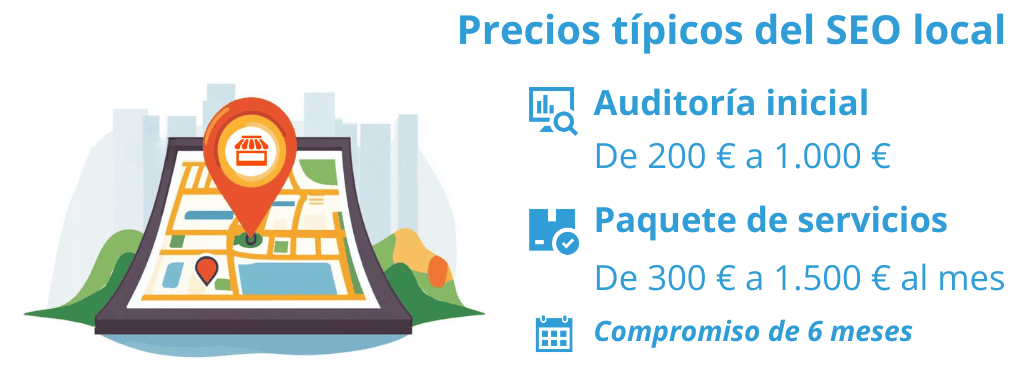 Precios más habituales para contratar el SEO local de un negocio