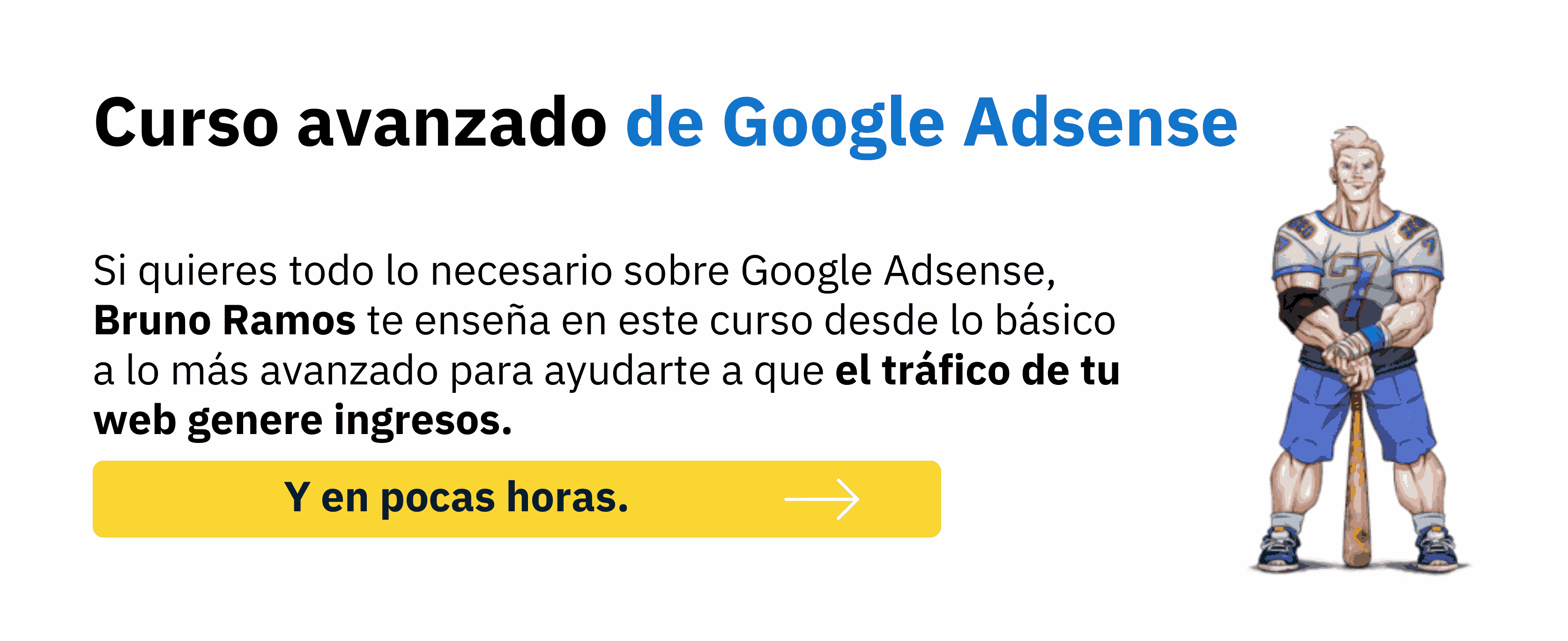 Banner para curso de Google Adsense