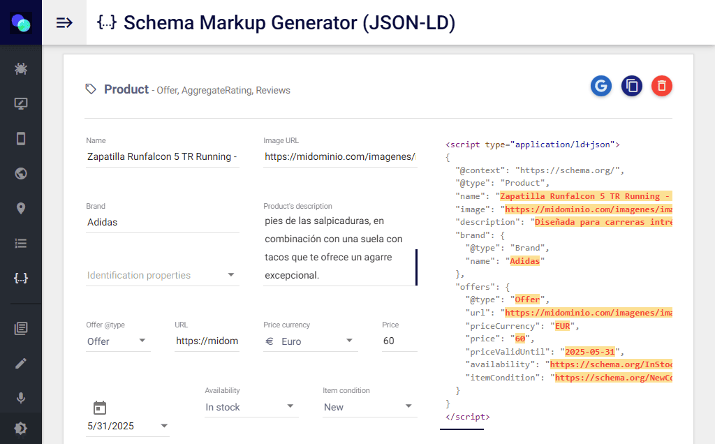 SEO para fichas de productos: datos estructurados