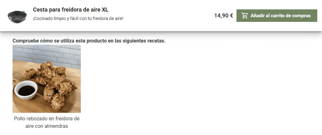 SEO para fichas de productos: enlaces internos