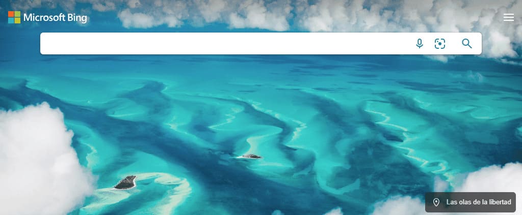 Captura de Bing, el buscador que utiliza ChatGPT para consultar información en Intenet