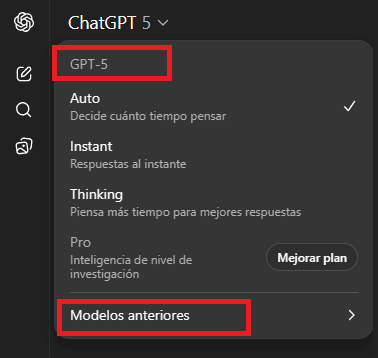 LLMO o SEO para LLMs: modelos usados por ChatGPT