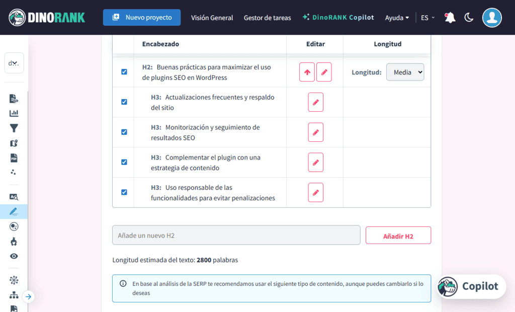 DinoBRAIN Pro: extensión