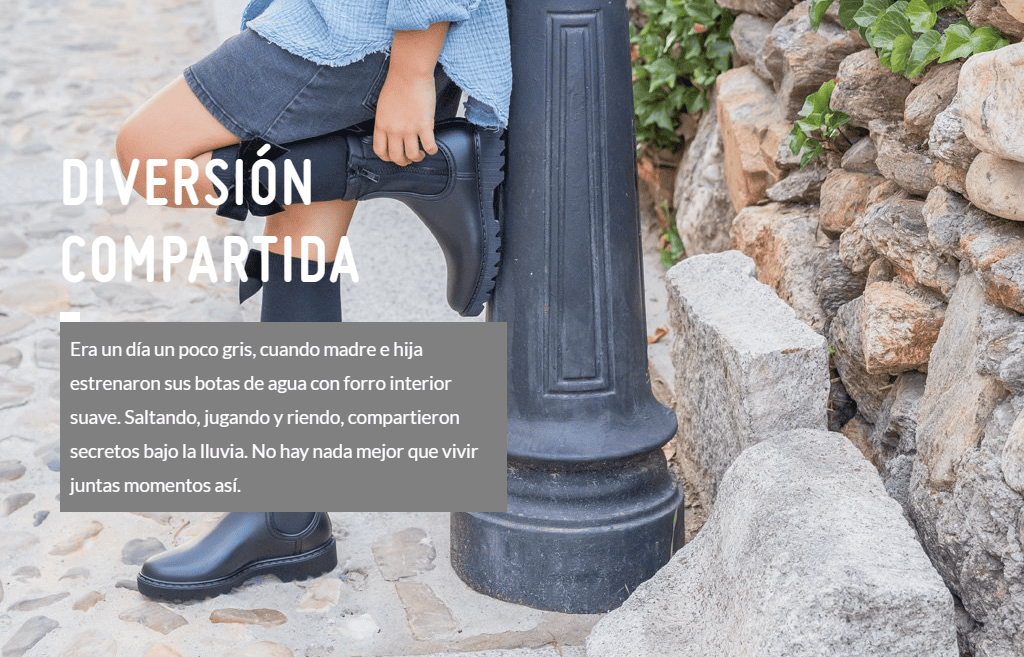 Ejemplo de copywriting en una ficha de producto