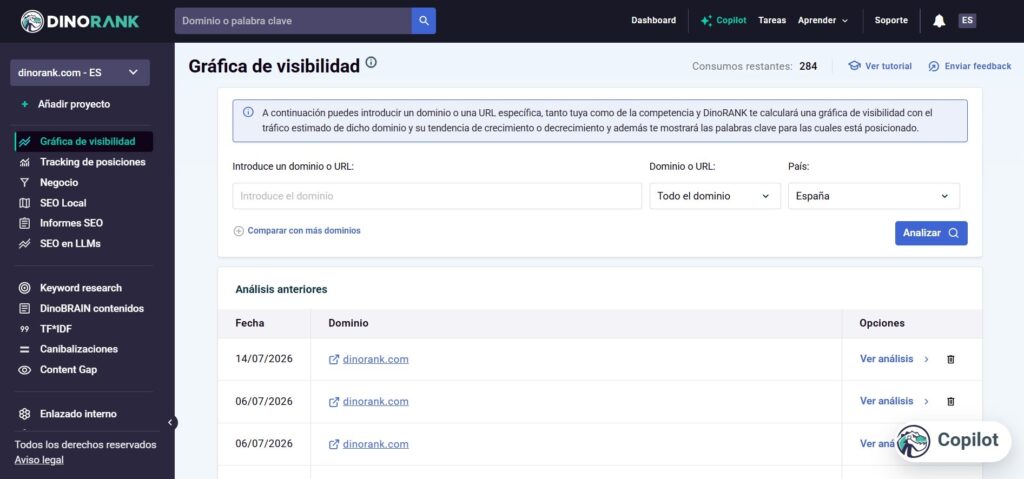 Tutorial del Módulo Gráfica de Visibilidad paso a paso