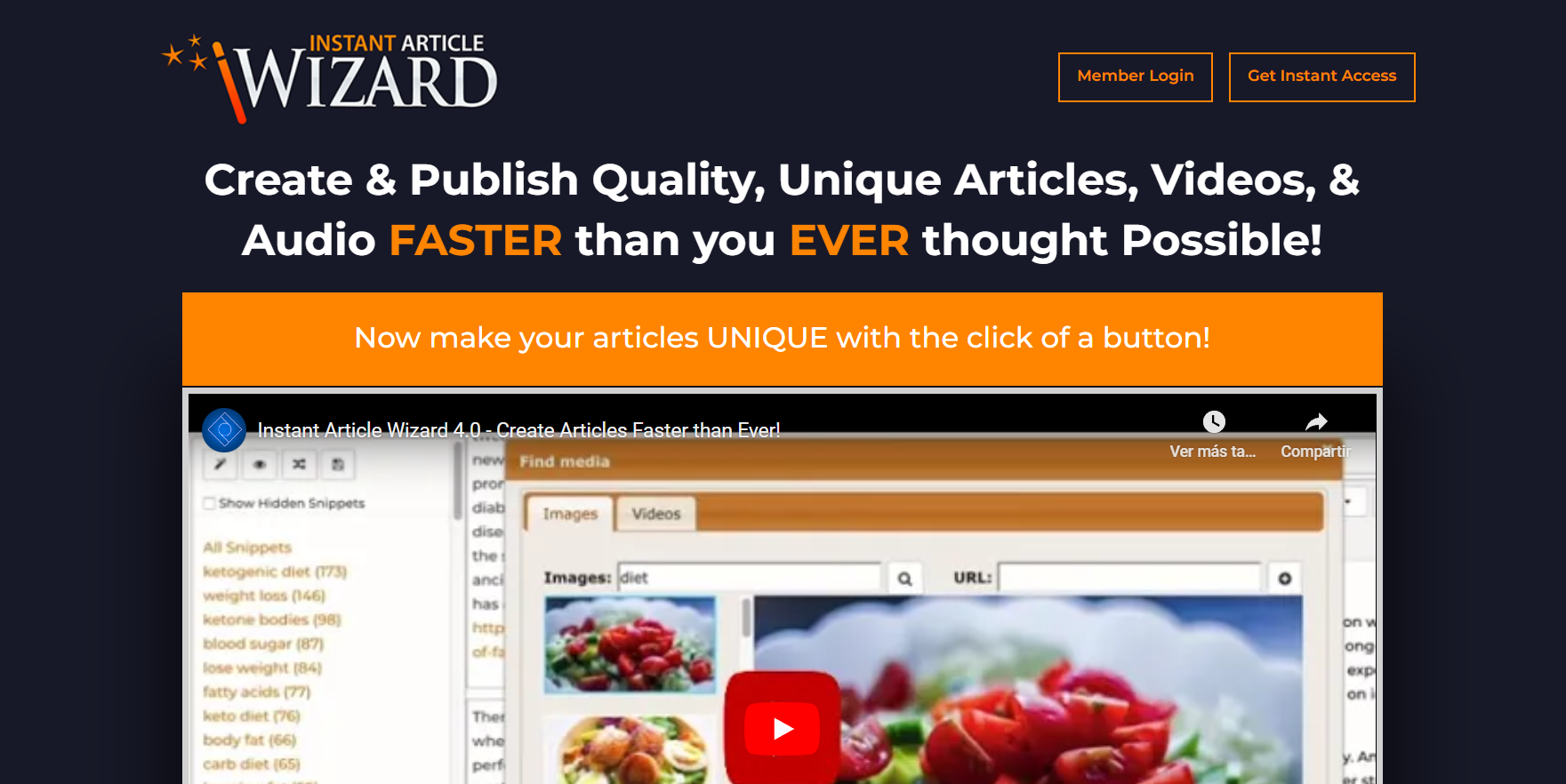 Instant Article Wizard