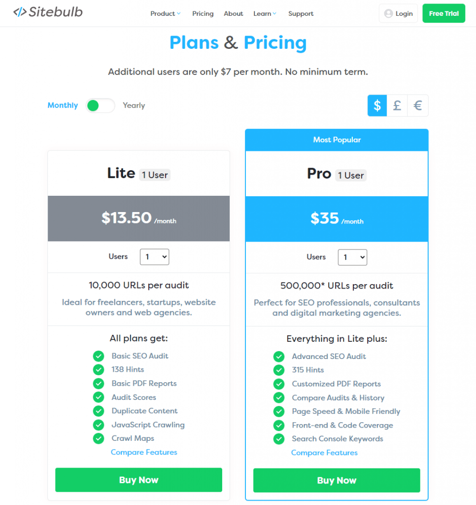 sitebulb-pricing