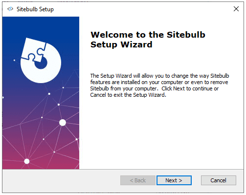 sitebulb-setup-wizard