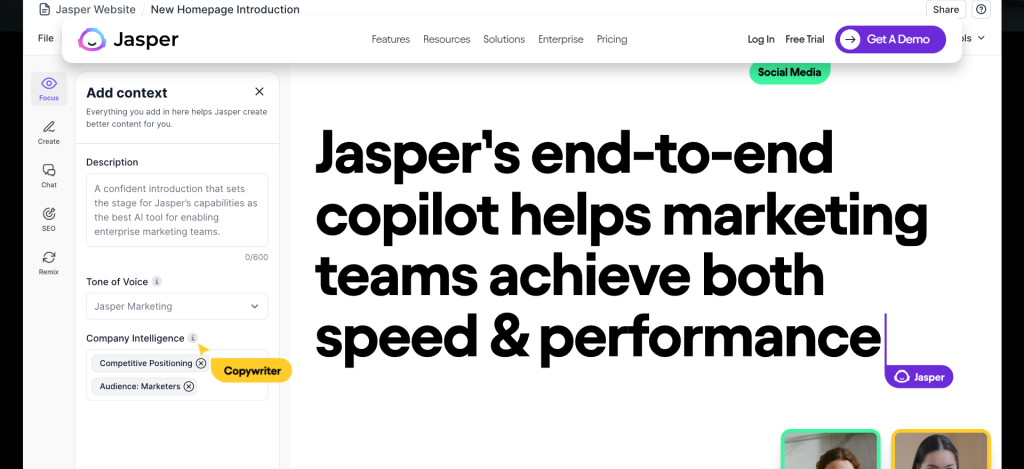 Jasper, an AI Software for Creating Text