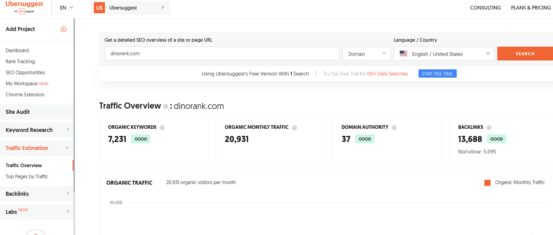 Ubersuggest