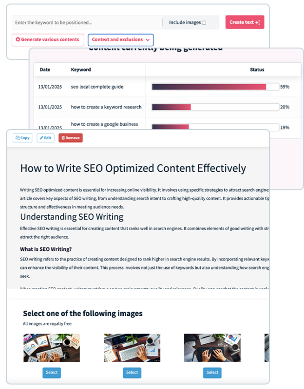 Generate ranking content for Google in seconds with DinoBRAIN