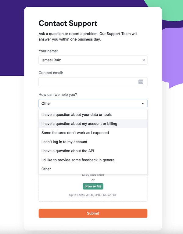 Cancel Semrush account