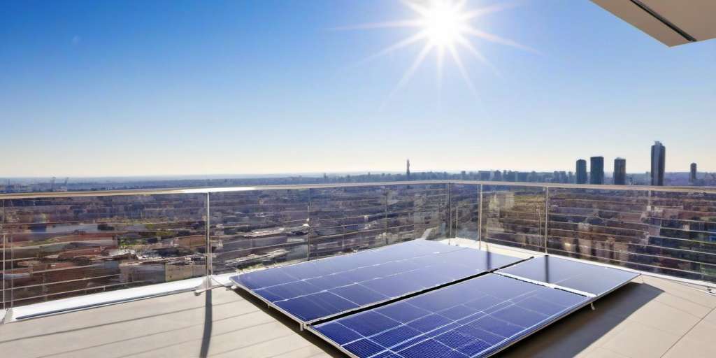 Aprofita la llum solar gràcies a les plaques solars per a balcons