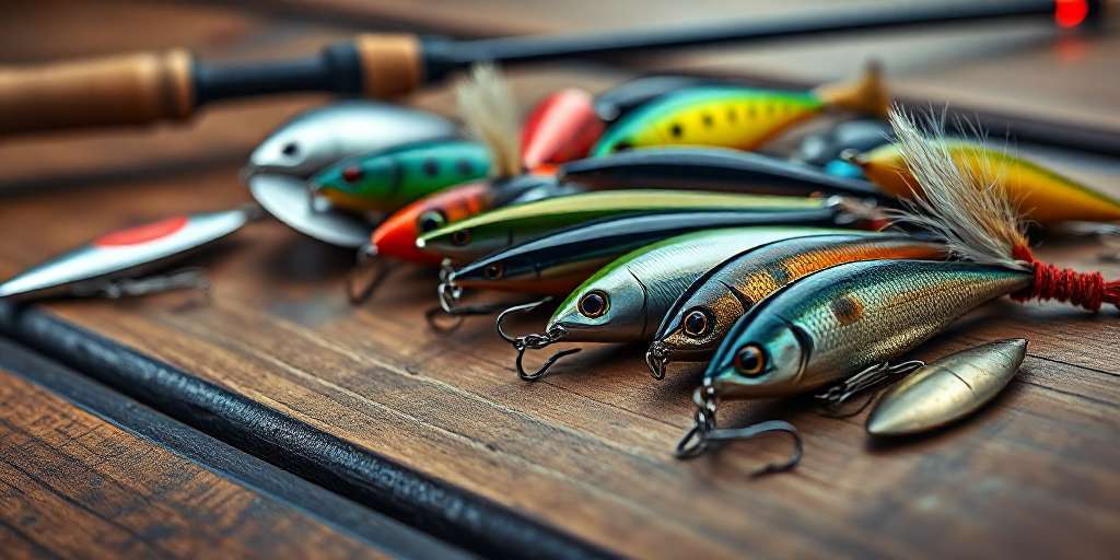 Señuelos de pesca spinning