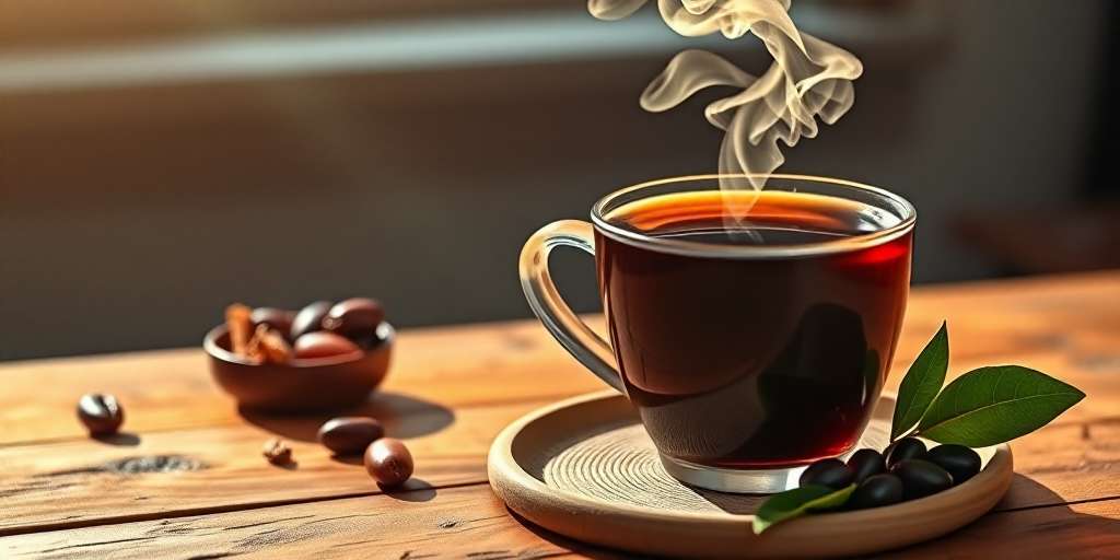 infusión de cáscara de café