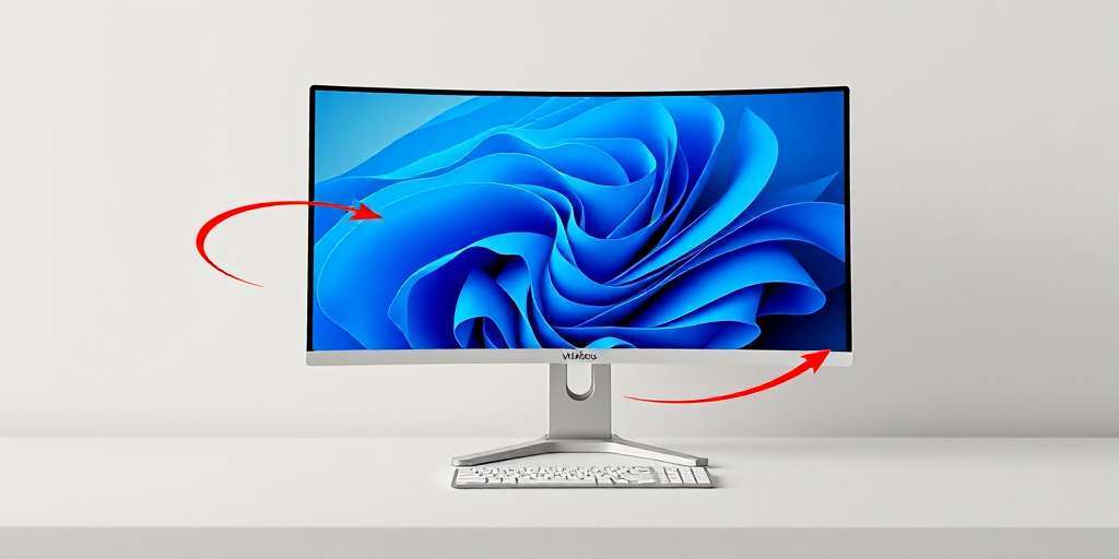 comando para girar la pantalla en windows 