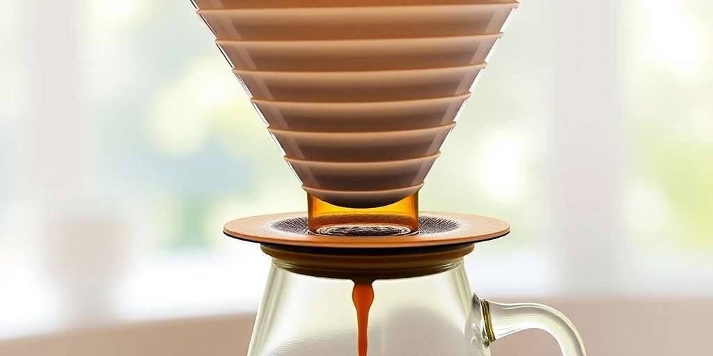 Dinámica de fluidos en la cafetera V60