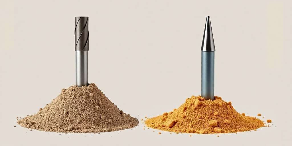 Fresas planas vs cónicas