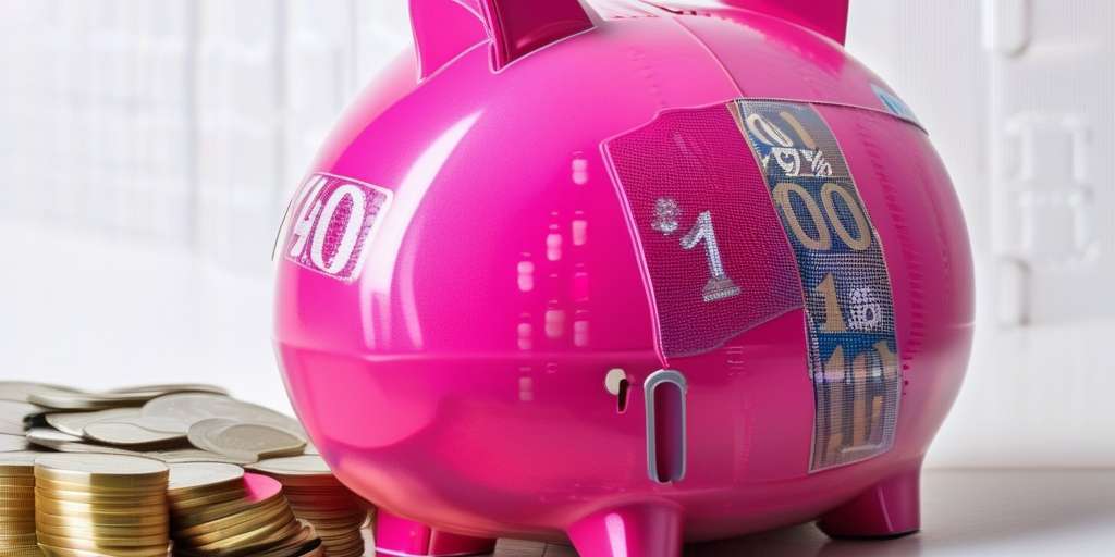 ¿Cuánto dinero se puede ahorrar en una hucha de lata?