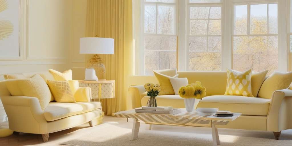 Los colores que combinan con amarillo pálido en la decoración del hogar